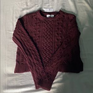 Kendall & Kylie cropped sweater